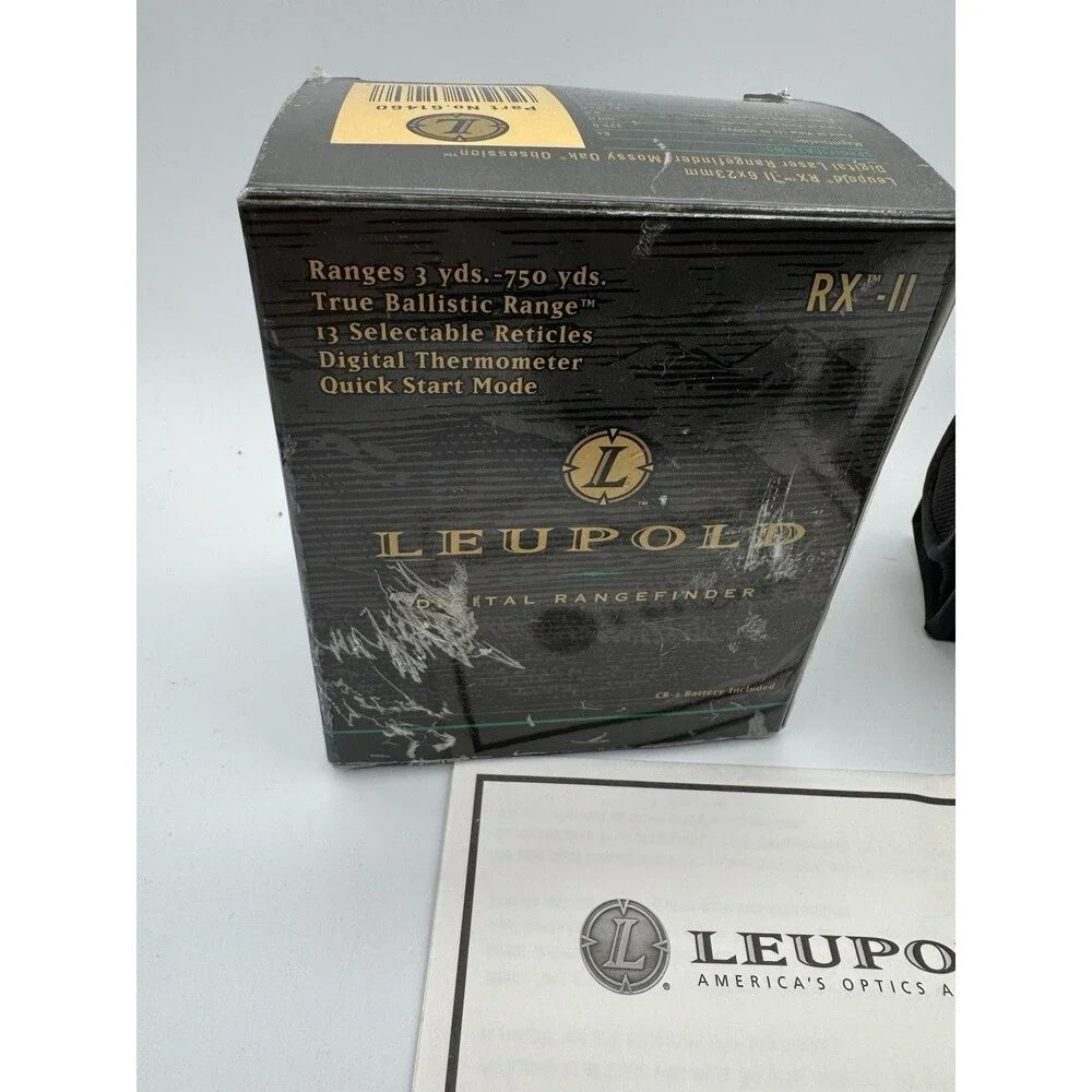 LEUPOLD RX-II TRUE BALLISTIC RANGE (TBR) LASER RANGEFINDER - Picture 3 of 16